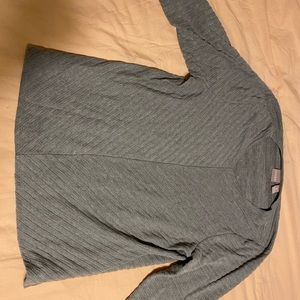 CHICOS Grey Sweater Top